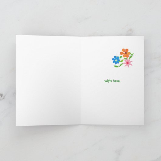 Carte d'anniversaire pour femme (Intérieur)