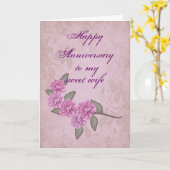 Carte d'anniversaire pour femme (Fleur jaune)