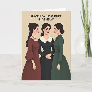 Carte d'anniversaire pour femmes élégantes