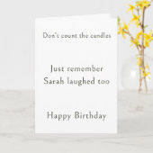 Carte d'anniversaire pour femmes juives (Fleur jaune)
