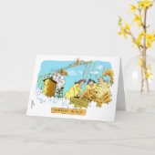 Carte d'anniversaire pour femmes Shopping au parad (Fleur jaune)
