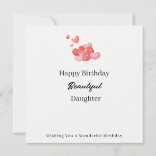 Carte d'anniversaire pour fille