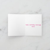 Carte d'anniversaire pour filles - Voeux de fées (Intérieur)