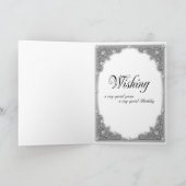 Carte d'anniversaire pour fillette21, avec un lis (Intérieur)