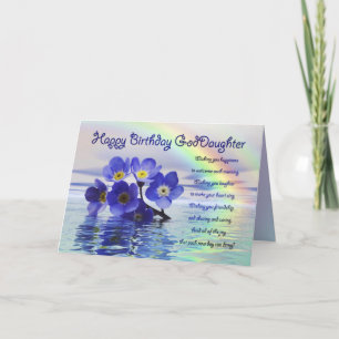 Carte d'anniversaire pour fillette avec oublie-moi