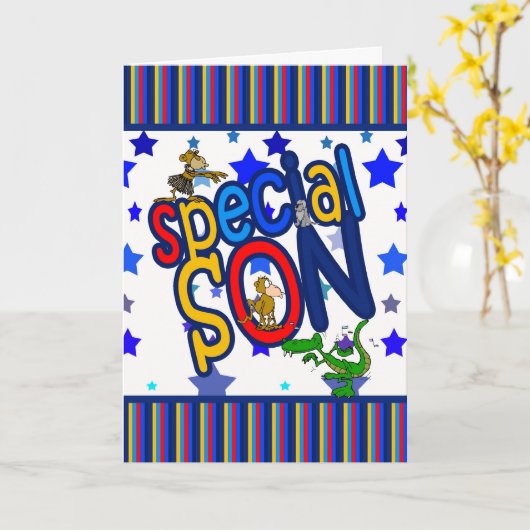 Carte d'anniversaire pour Fils, Fils spécial (Fleur jaune)