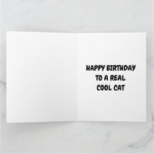 CARTE D'ANNIVERSAIRE POUR FRÈRE CHAT (Intérieur)