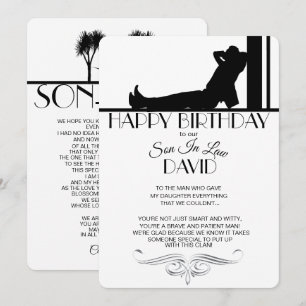 Carte d'anniversaire pour gendre