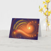 Carte d'anniversaire pour Grand-mère (Fleur jaune)