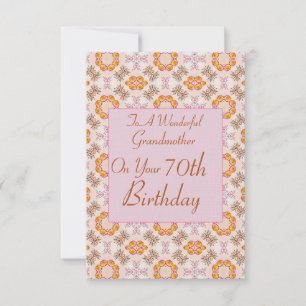 Carte D'Anniversaire Pour Grand-Mère.
