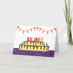 Carte d'anniversaire pour Halaboji