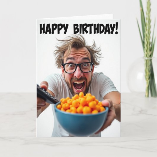 Carte d'anniversaire pour homme (Devant)