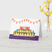 Carte d'anniversaire pour Ingkong (Fleur jaune)