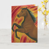 Carte d'anniversaire pour jeunes armes à feu ou oc (Fleur jaune)