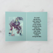 CARTE D'ANNIVERSAIRE POUR JEUNES FOOTBALL (Intérieur)