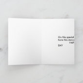 Carte d'anniversaire pour la mère et la fille (Intérieur)