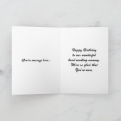 Carte d'anniversaire pour la nouvelle maman avec j (Intérieur)