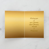 Carte d'anniversaire pour l'année du chien en pein (Intérieur)