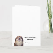 Carte d'anniversaire pour le bain (Dos)