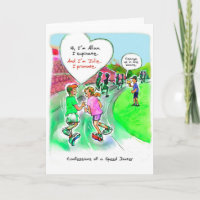 Carte d'anniversaire pour le coureur - datation de