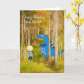 Carte d'anniversaire pour le Grand Nephew (Fleur jaune)