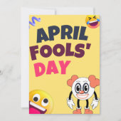 Carte d'anniversaire pour le jour des poissons d'a (Devant)