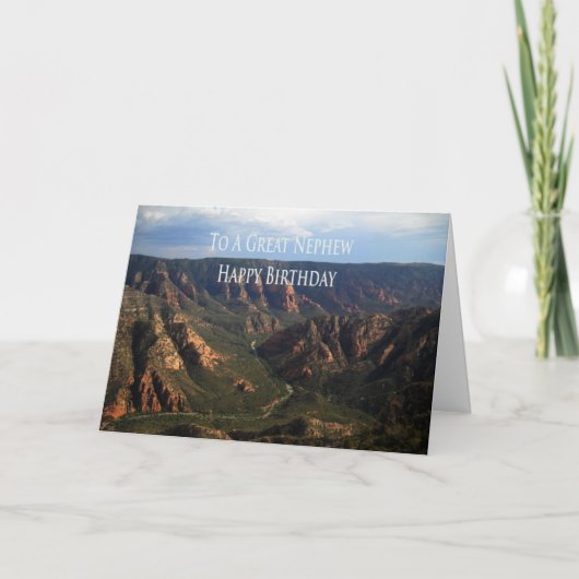 Carte d'anniversaire pour le neveu (Devant)