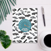 Carte d'anniversaire pour les amateurs de voiture