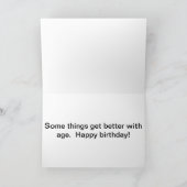 Carte d'anniversaire pour les amateurs de voitures (Intérieur)