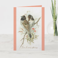 Carte d'anniversaire pour les amoureux des oiseaux