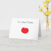 Carte d'anniversaire pour les enseignants (Fleur jaune)