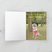 Carte d'anniversaire pour les fans de tracteur (Intérieur)