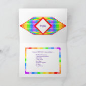 Carte d'anniversaire pour les femmes droites ou le (Intérieur)