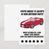 Carte d'anniversaire pour les garçons et les homme (Devant / Derrière)