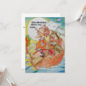 Carte d'anniversaire pour les jeunes garçons (Devant/Arrière en situation)