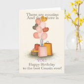 Carte d'anniversaire pour les présentateurs et les (Fleur jaune)