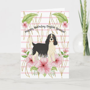 Carte d'anniversaire pour l'espagnol anglais