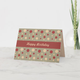 Carte d'anniversaire pour lui - dotsy