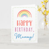 Carte d'anniversaire pour maman (Fleur jaune)