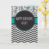 Carte d'anniversaire pour maman (Fleur jaune)