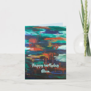 Carte d'anniversaire pour maman