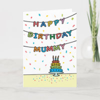 Carte d'anniversaire pour maman