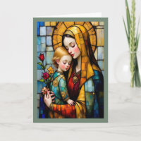 Carte d'anniversaire pour maman religieuse