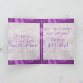 Carte d'anniversaire pour Mamie 2 (Intérieur)