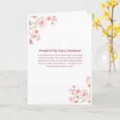 Carte d'anniversaire pour mari infirmier (Fleur jaune)