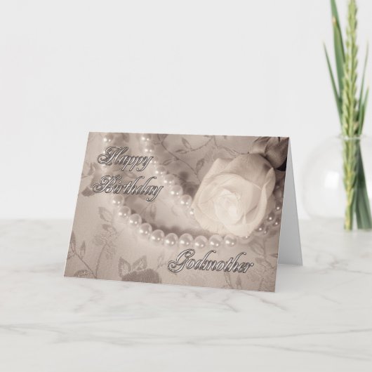 Carte d'anniversaire pour marraine (Devant)