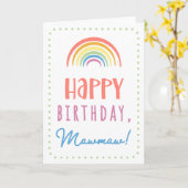 Carte d'anniversaire pour Mawmaw (Fleur jaune)