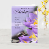 Carte d'anniversaire pour mère, carte mère avec fl (Fleur jaune)