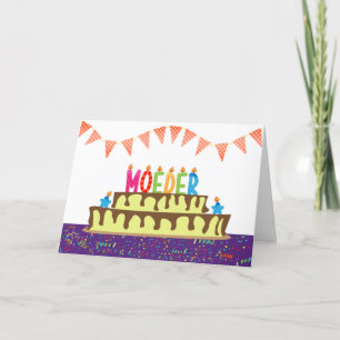Carte d'anniversaire pour Moeder