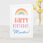 Carte d'anniversaire pour Moeder (Fleur jaune)